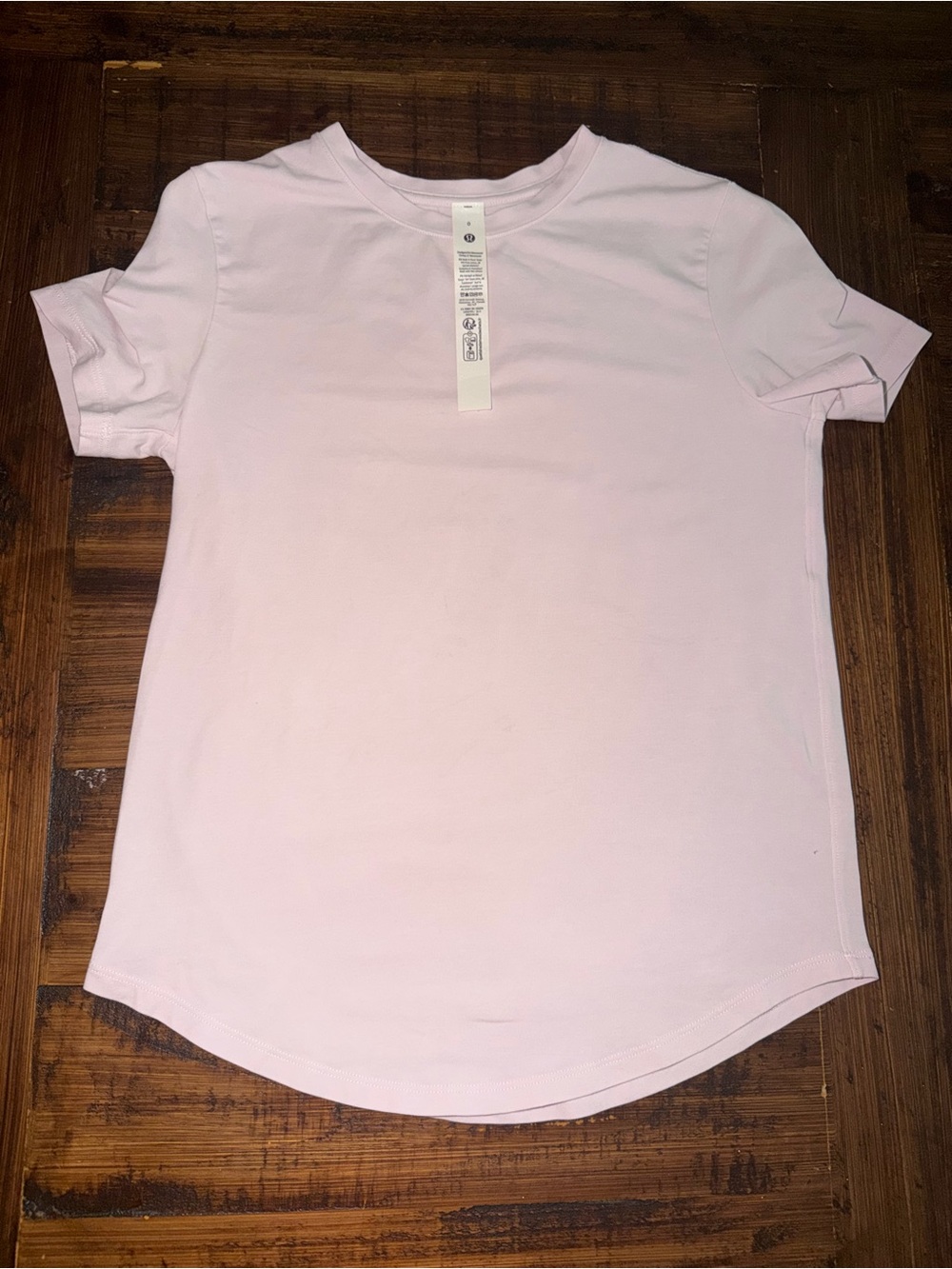 Lululemon Basic Light Pink Crewneck Tee